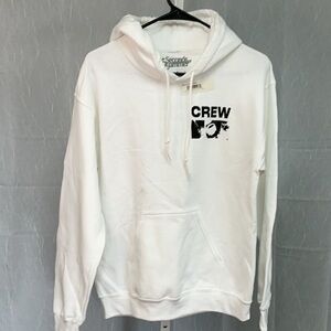 Australian Music Band 5SOS Crew White Graphic Hoodie
